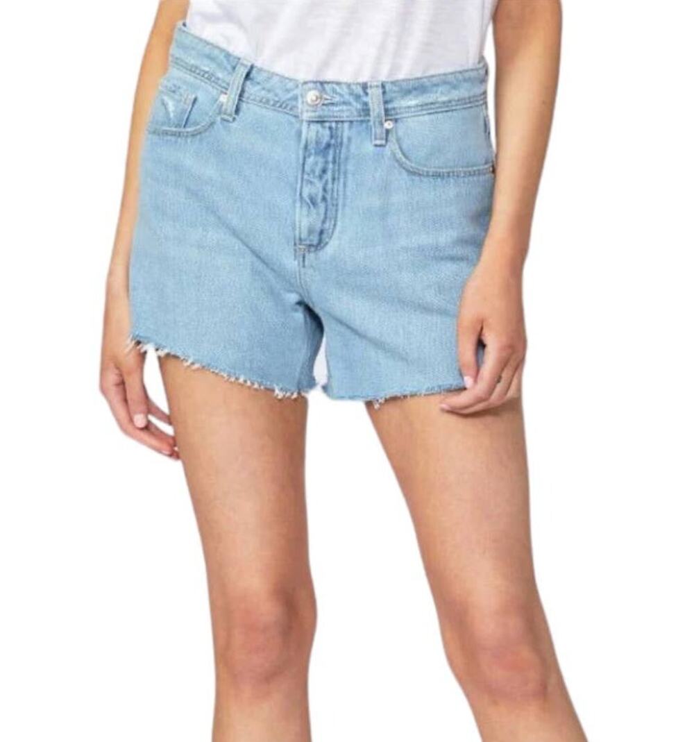 Paige shorts Noella cutoff shorts denim light blue size 31